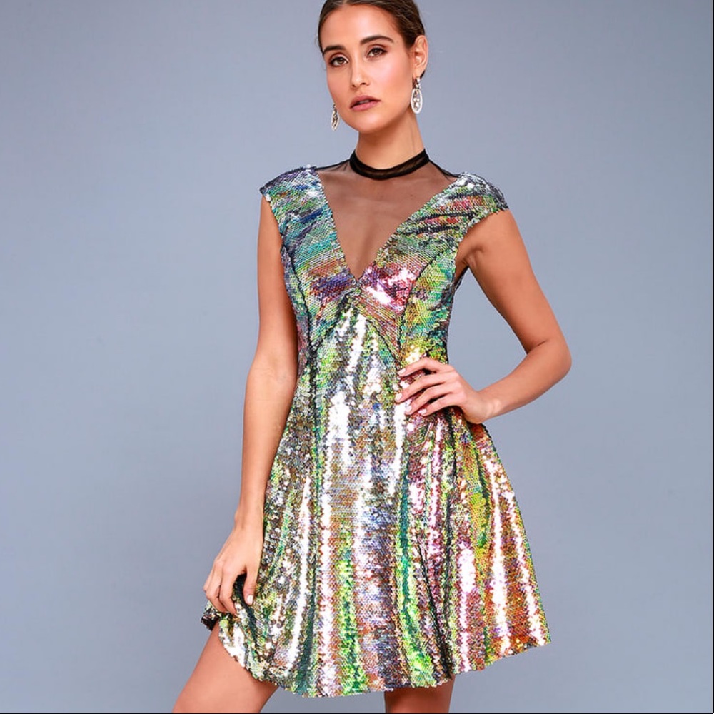 🌵NWT🌵Free People Dance ‘Til Dawn Mermaid Dress - Picture 3 of 14